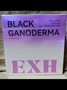 Black Ganoderma Anti-Wrinkle Neck Mask - 10 Masks